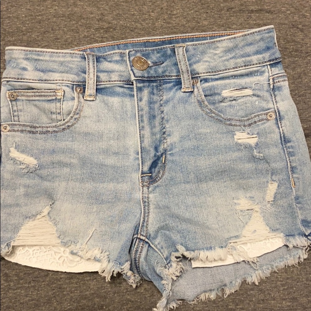 american eagle jean shorts